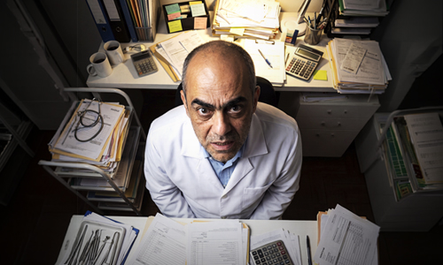 Consultório com muita demanda